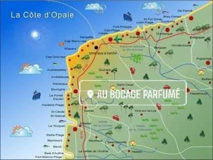 Au Bocage Parfume Gite La Cigaline Wirwignes Cameră foto